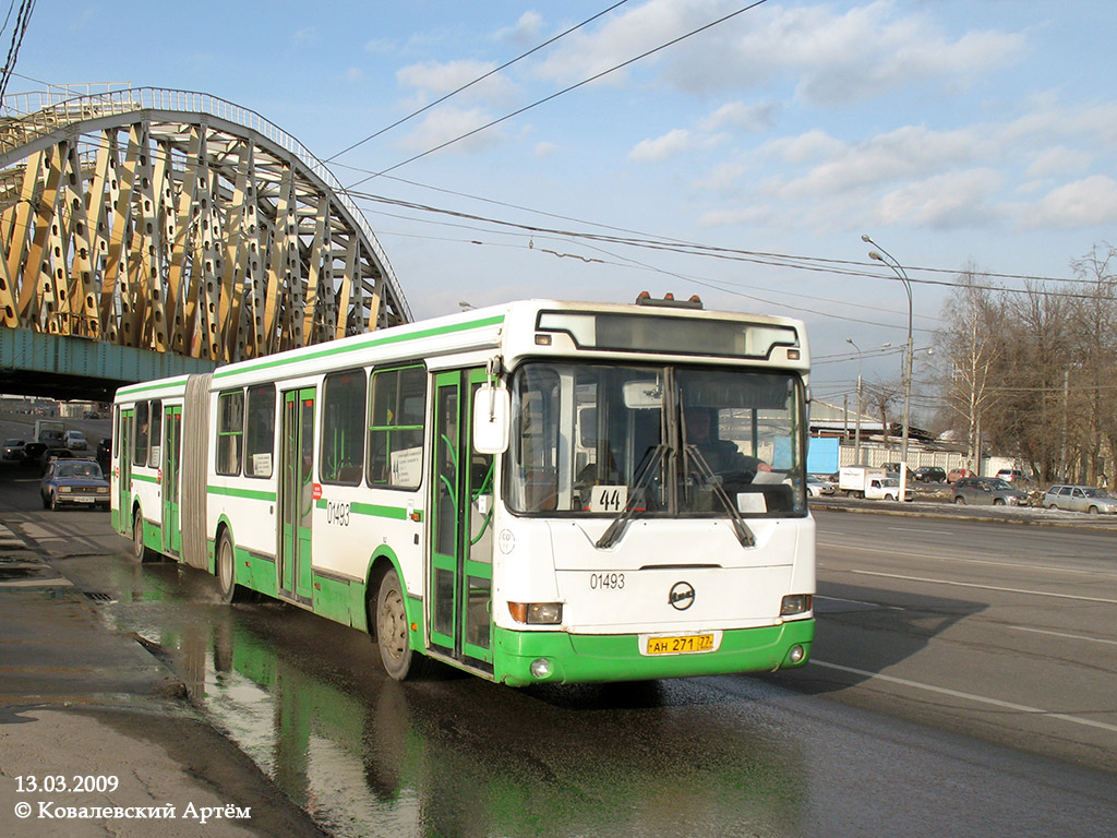 Москва, ЛиАЗ-6212.01 № 01493