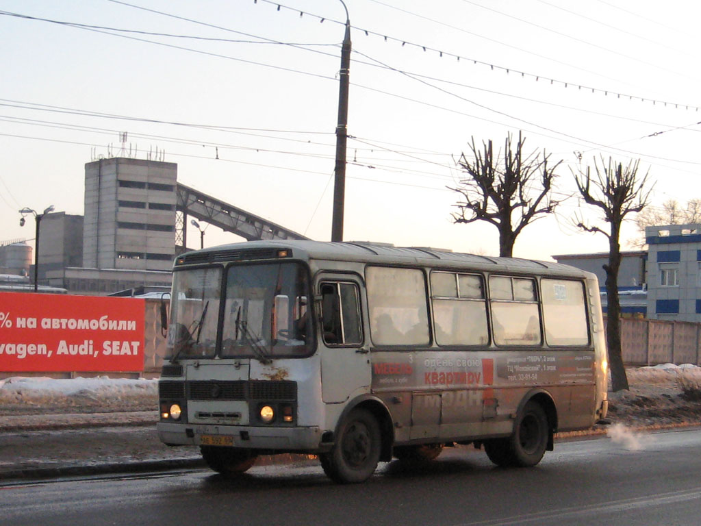 Tver Region, PAZ-32053 Nr. АЕ 592 69; Tver Region — Route cabs of Tver (2000 — 2009).