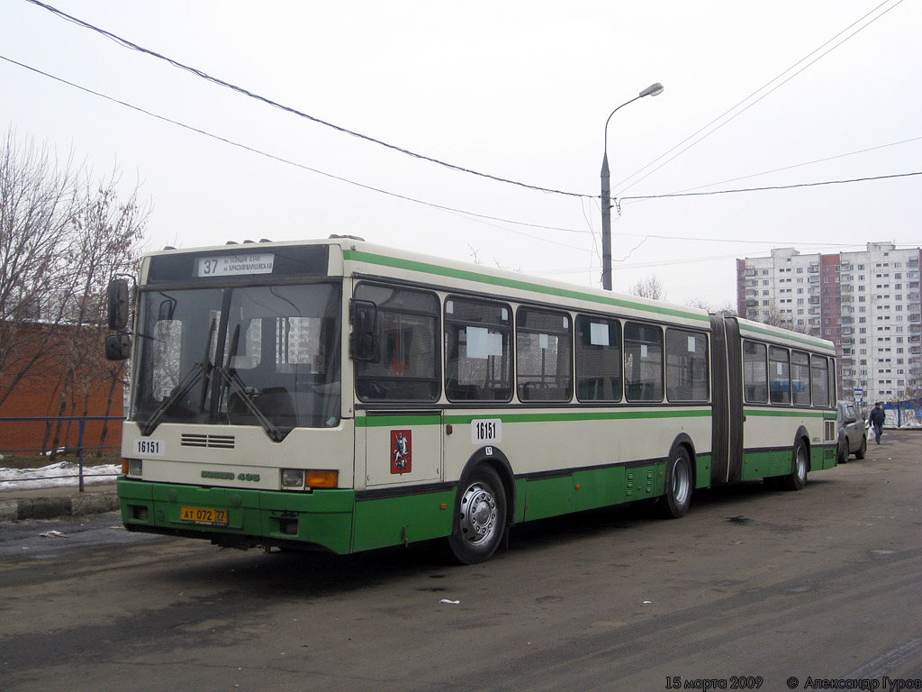 Москва, Ikarus 435.17 № 16151