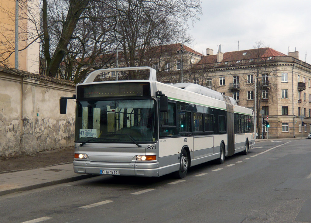 Lithuania, Heuliez GX417 GNV # 871