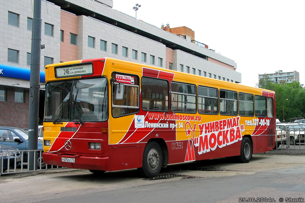 Москва, Mercedes-Benz O325 № 01391