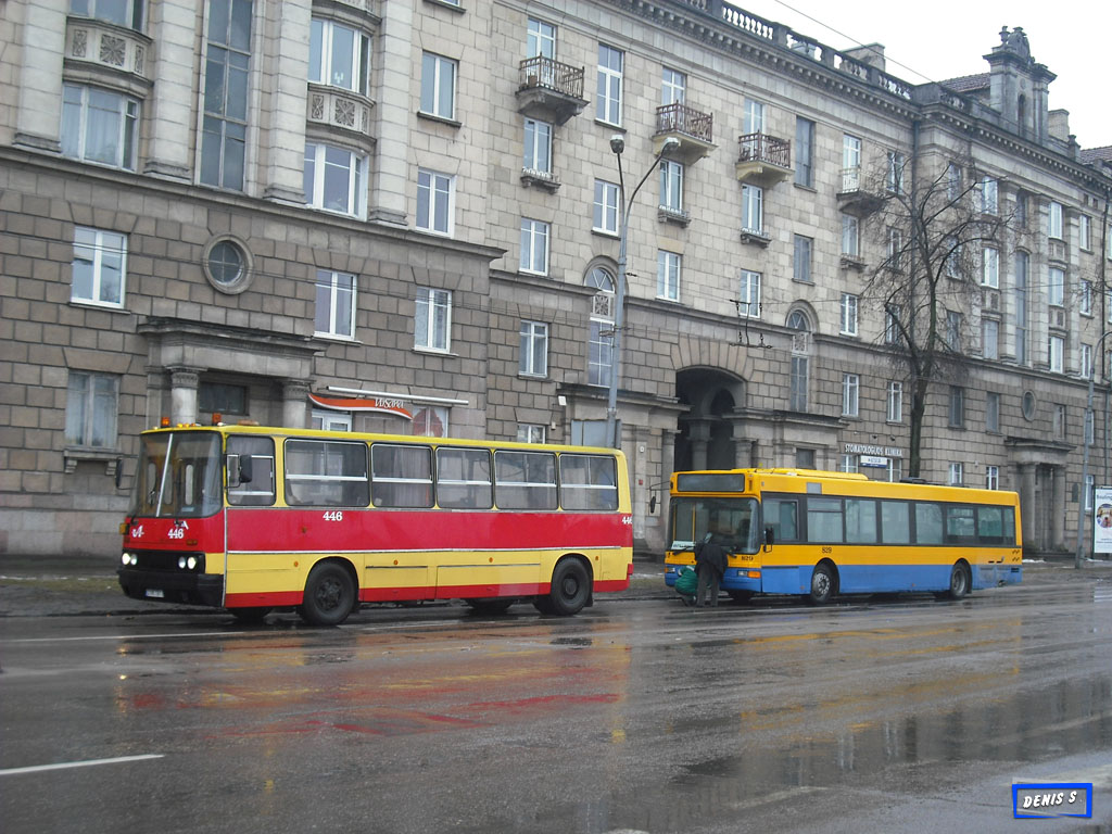 Литва, Ikarus 260 (280) № 6446; Литва, Säffle 5000 № 829; Литва — Поломанные автобусы и техпомощи