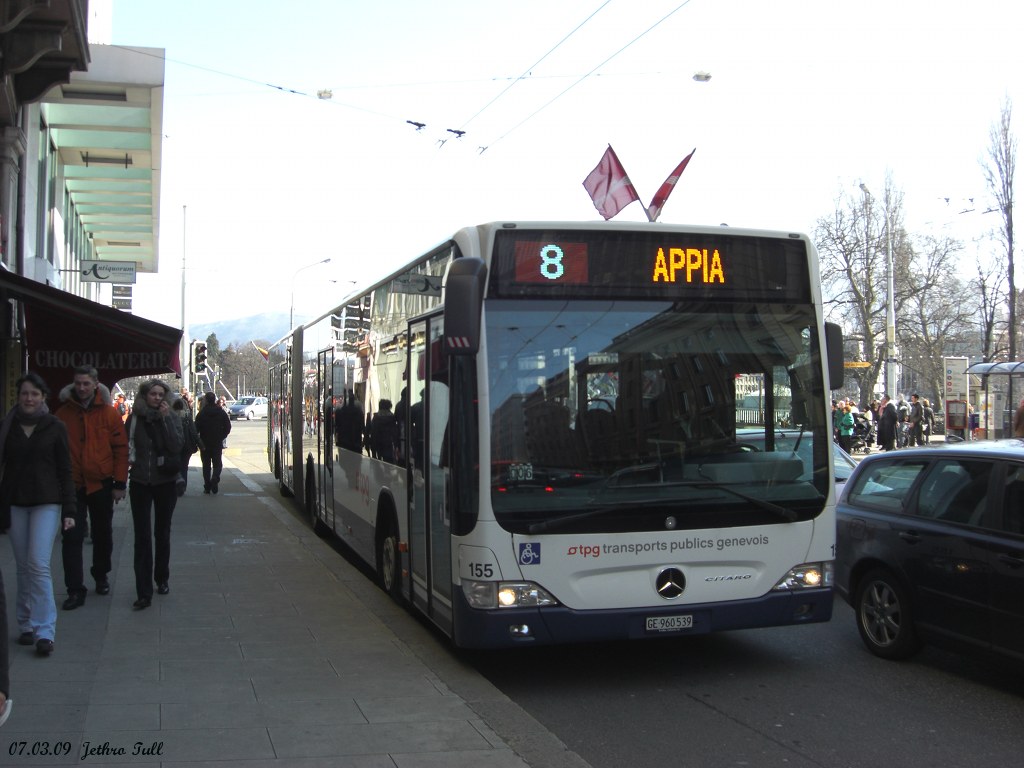 Швейцария, Mercedes-Benz O530G Citaro facelift G № 155