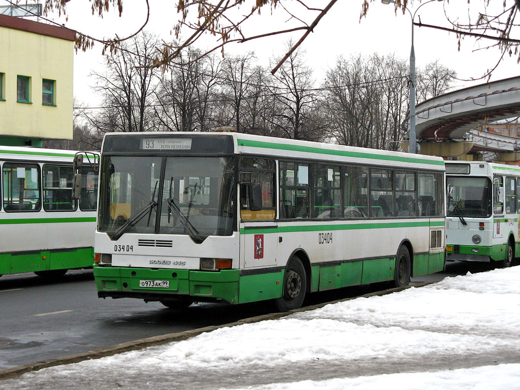 Москва, Ikarus 415.33 № 03404