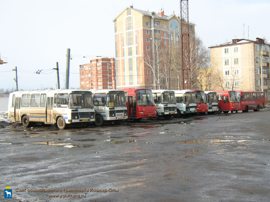 Марий Эл — Автовокзалы, автостанции и места посадки "с тротуара"