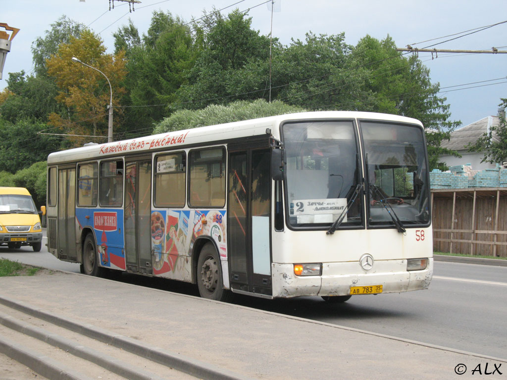 Вологодская область, Mercedes-Benz O345 № 58