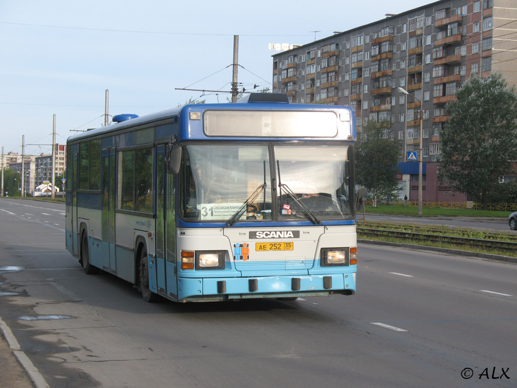 Вологодская область, Scania CN113CLL MaxCi № АЕ 252 35