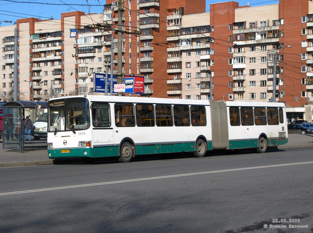 Санкт-Петербург, ЛиАЗ-6212.00 № 5424