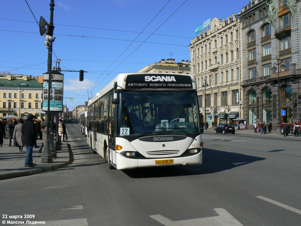 Санкт-Петербург, Scania OmniLink I (Скания-Питер) № 6811