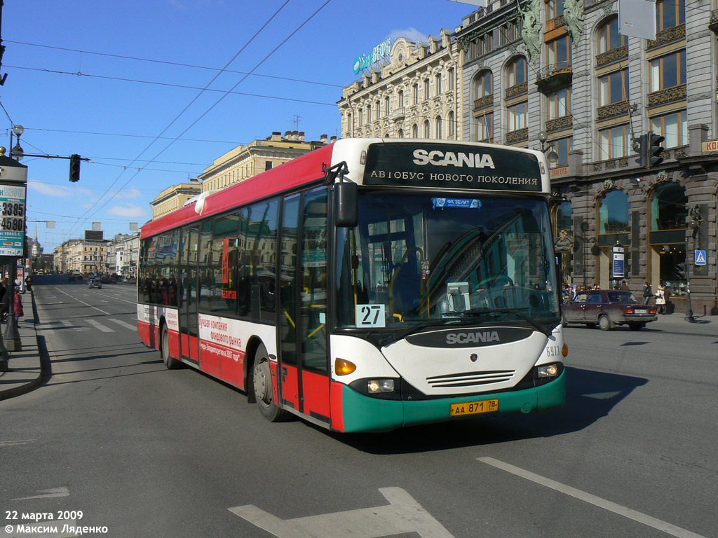 Санкт-Петербург, Scania OmniLink I (Скания-Питер) № 6913