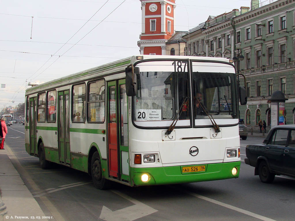 Санкт-Петербург, ЛиАЗ-5256.25 № АО 526 78