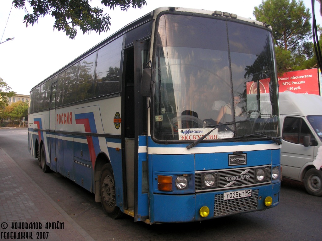 Краснодарский край, Van Hool T8 Alizée 360 № Т 025 ЕТ 93