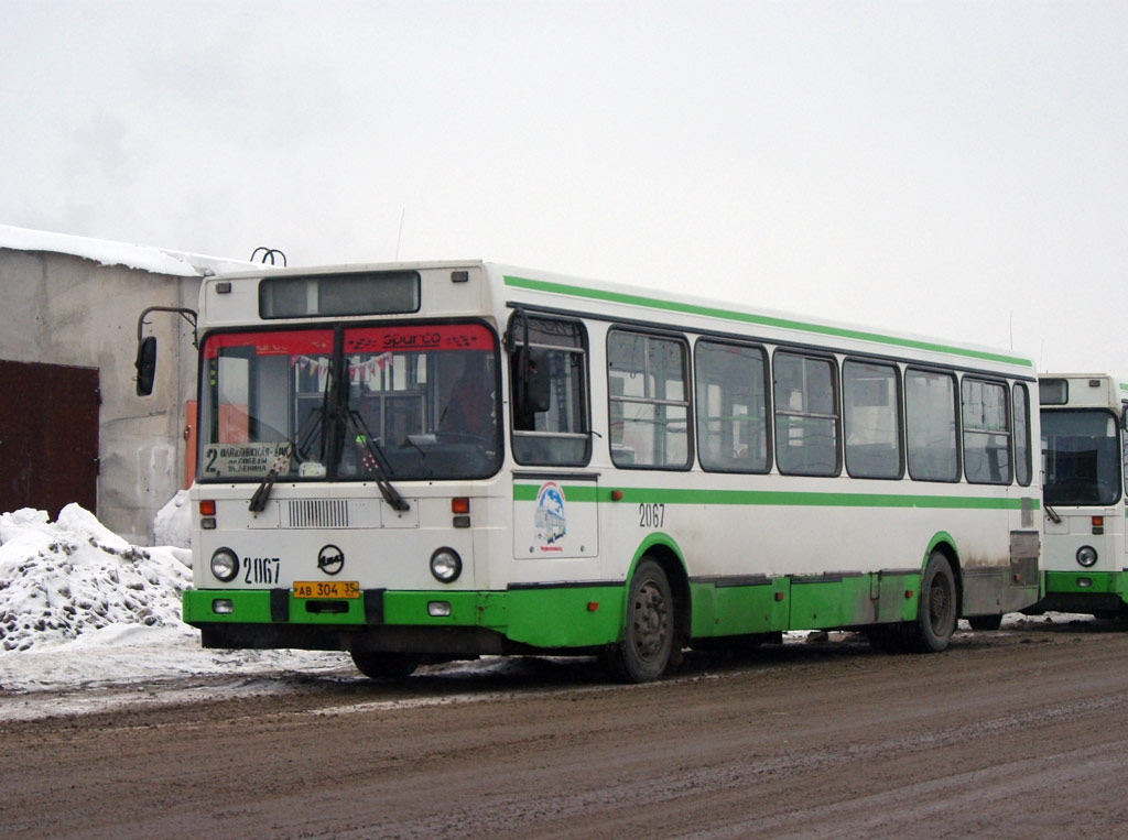 Вологодская область, ЛиАЗ-5256.25 № 2067