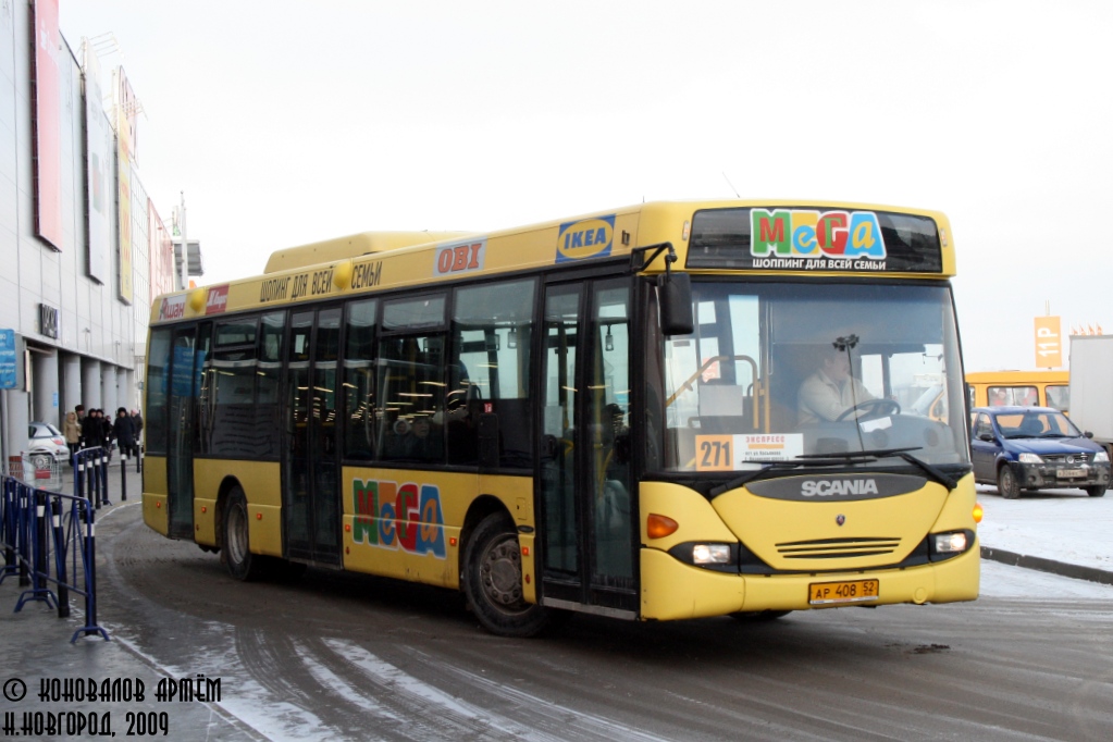 Нижегородская область, Scania OmniLink I (Скания-Питер) № АР 408 52