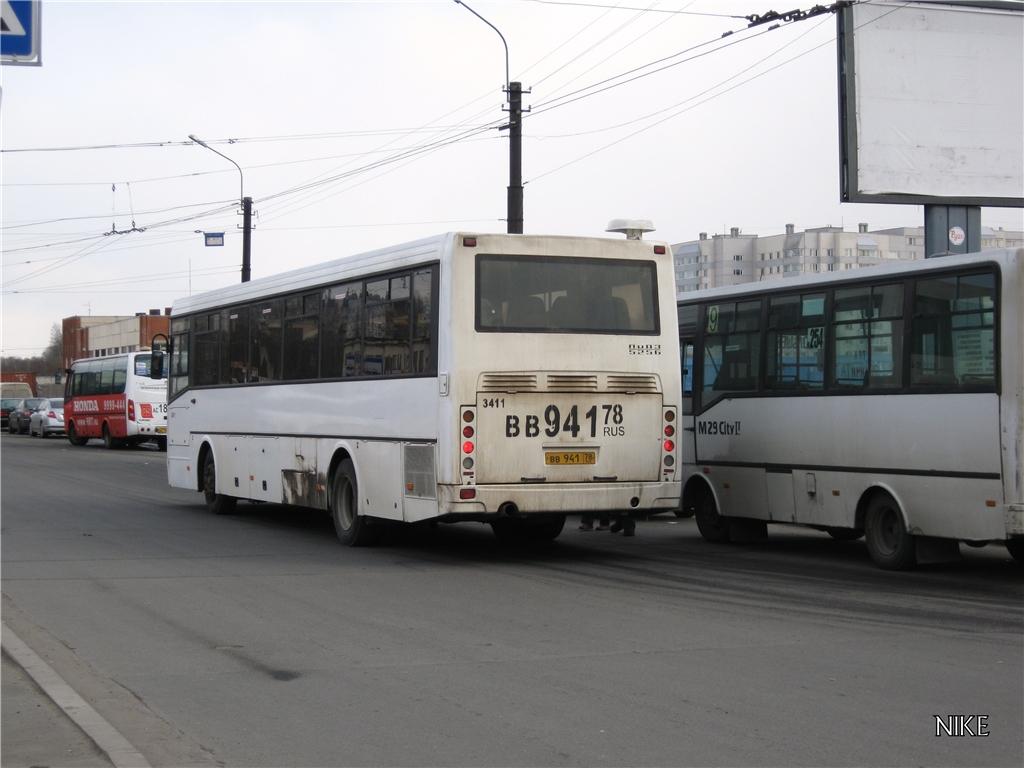 Санкт-Петербург, ЛиАЗ-5256.23-01 (ГолАЗ) № 3411