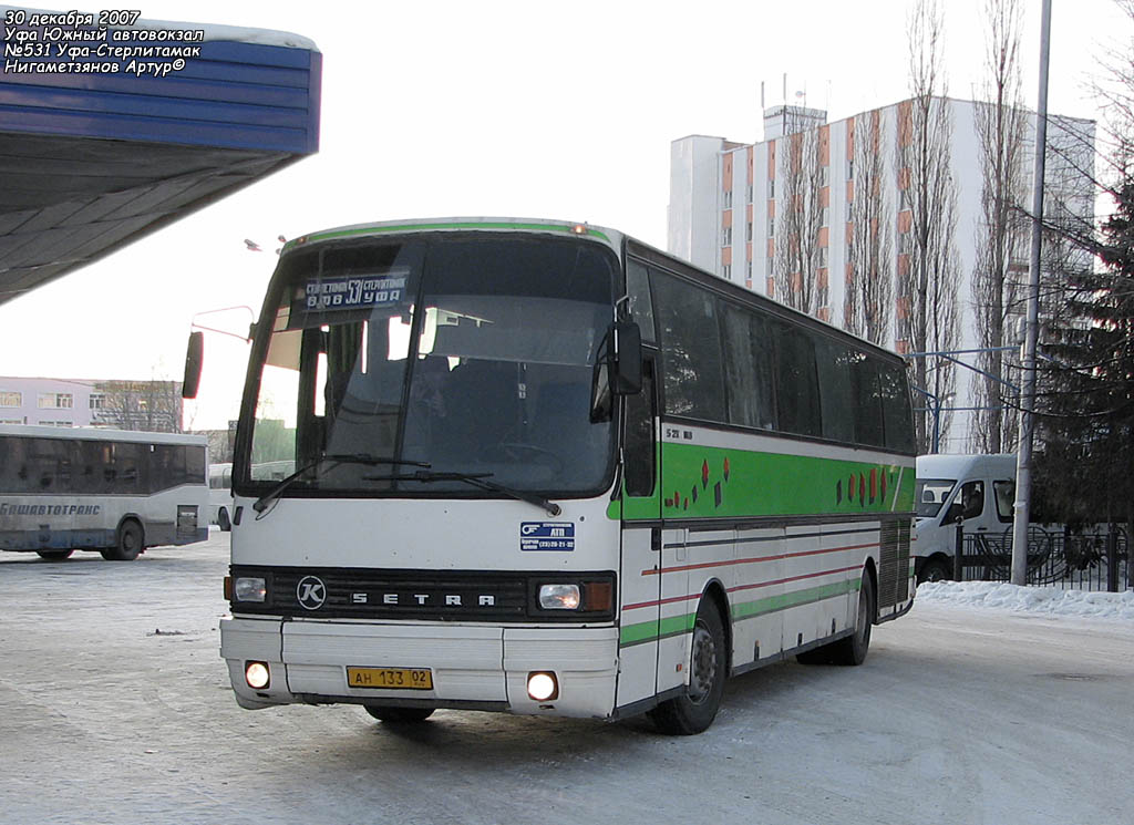 Башкортостан, Setra S215HD № АН 133 02