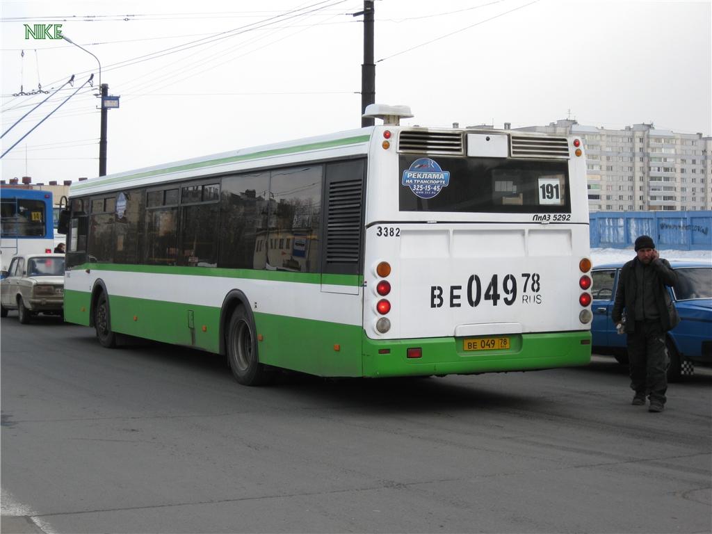 Sanktpēterburga, LiAZ-5292.20 № 3382