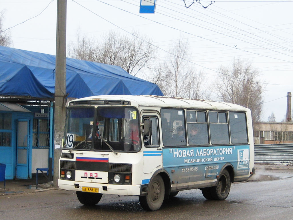 Tver region, PAZ-3205-110 # АЕ 688 69; Tver region — Route cabs of Tver (2000 — 2009).