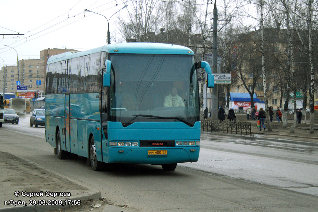 Орловская область, MAN A13 S2000 № ММ 400 57