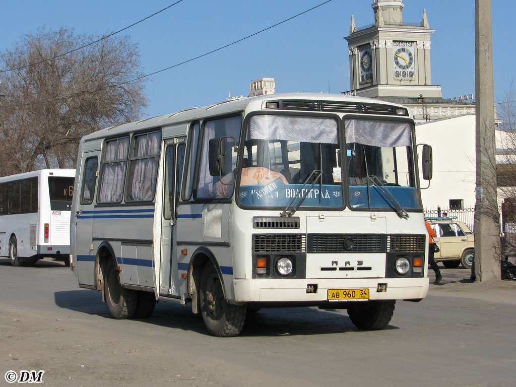 Волгоградская область, ПАЗ-32053 № 0128