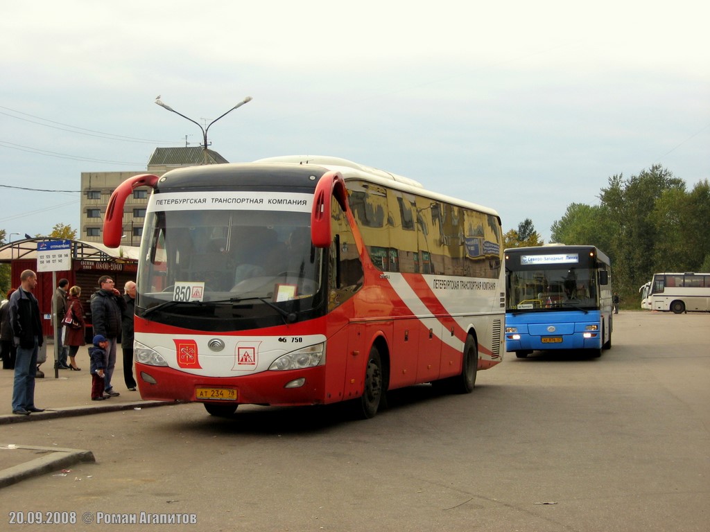 Санкт-Петербург, Yutong ZK6119HA № n750