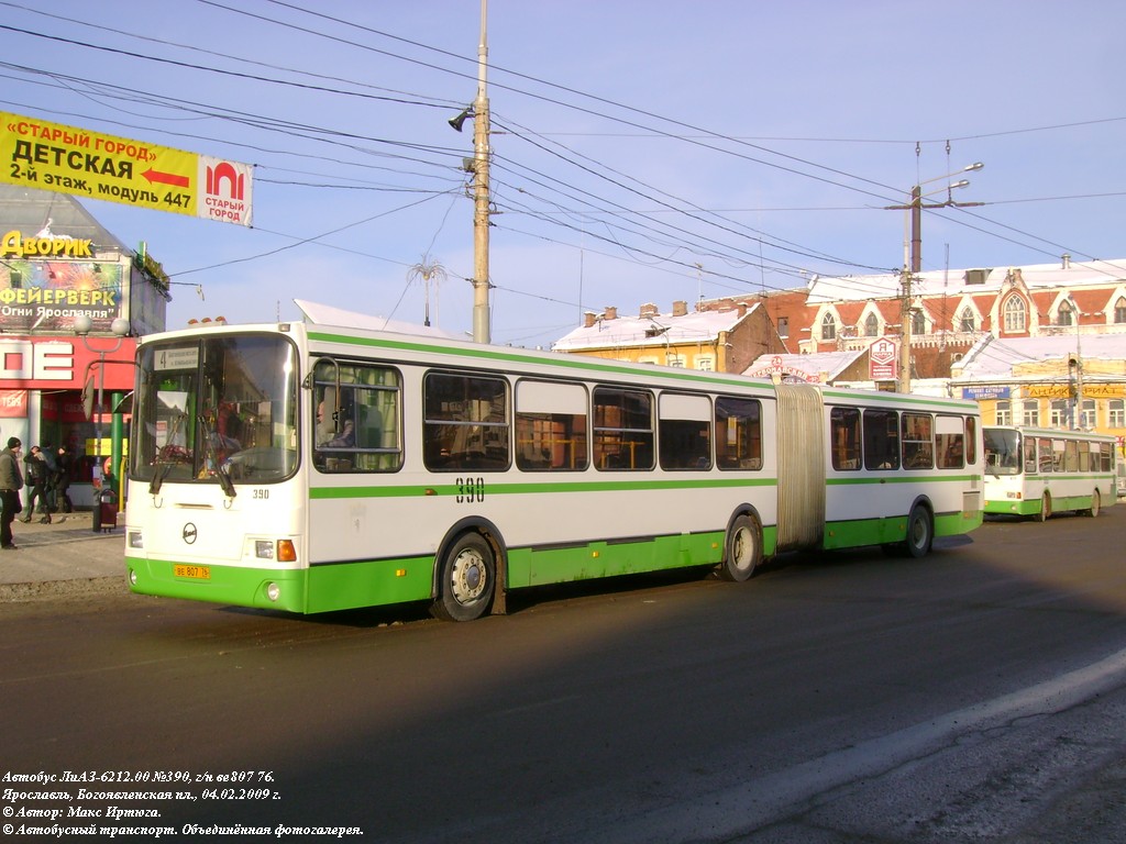 Yaroslavl region, LiAZ-6212.00 Nr. 390