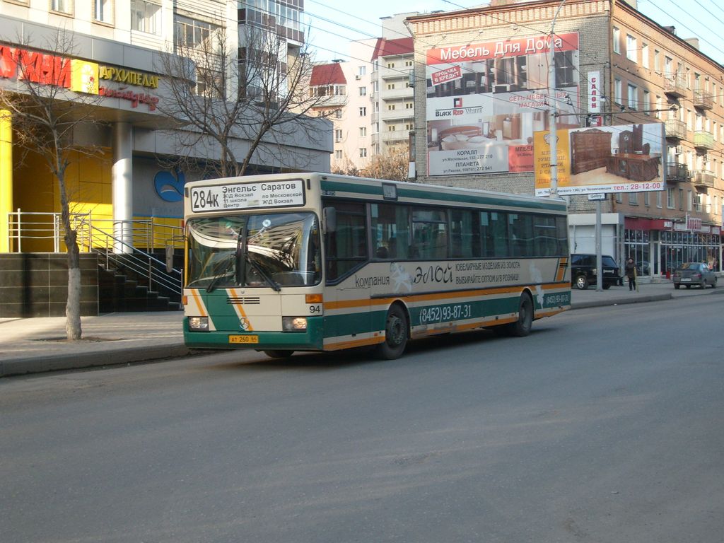 Саратовская область, Mercedes-Benz O405 № АТ 260 64