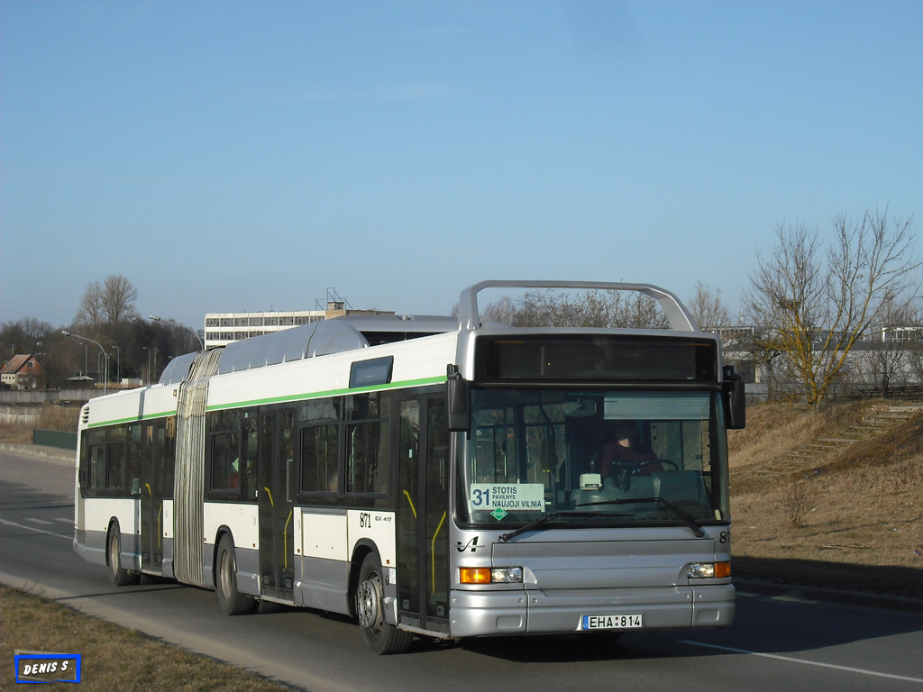 Литва, Heuliez GX417 GNV № 871