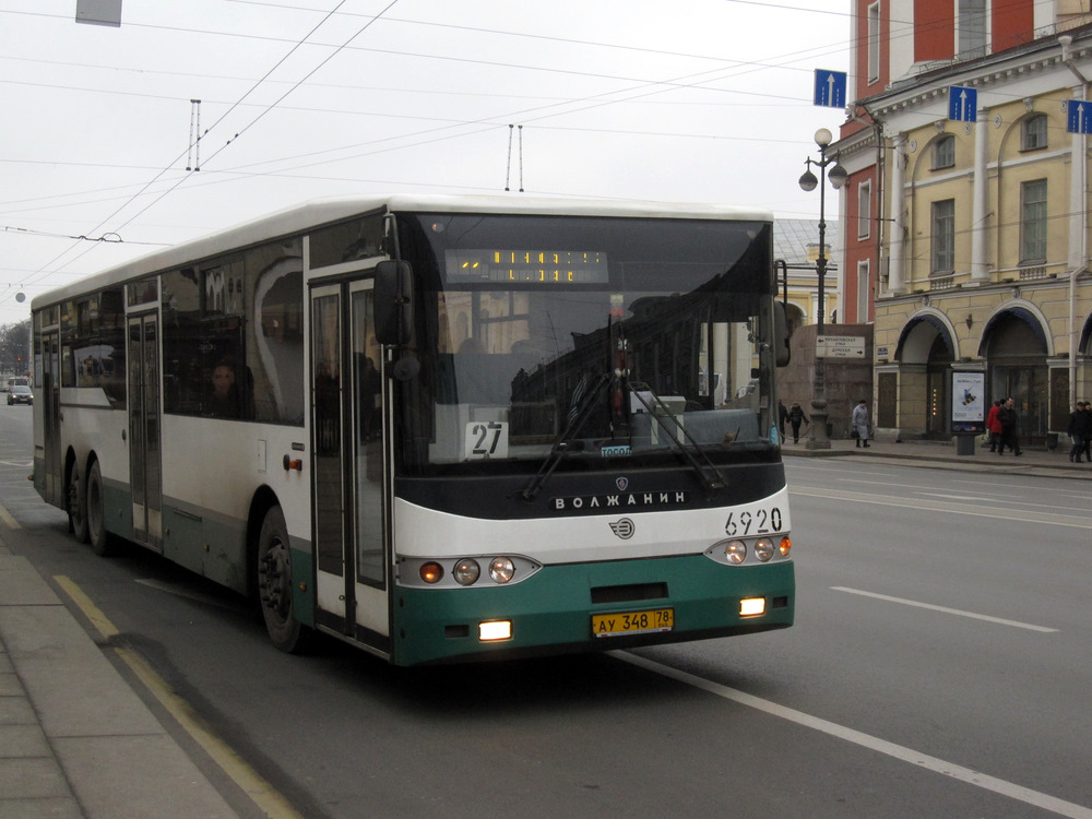 Санкт-Петербург, Волжанин-6270.00 № 6920