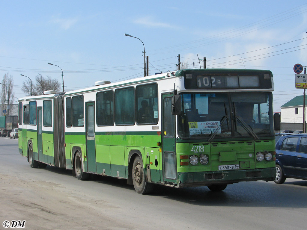 Волгоградская область, Scania CN112AL № 4218