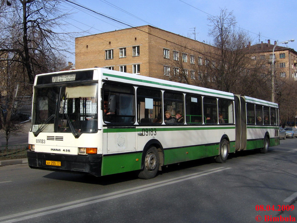 Москва, Ikarus 435.17 № 09183