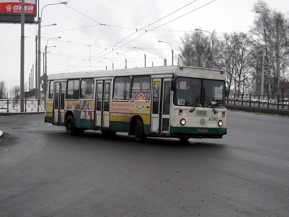 Санкт-Петербург, ЛиАЗ-5256.25 № 6390