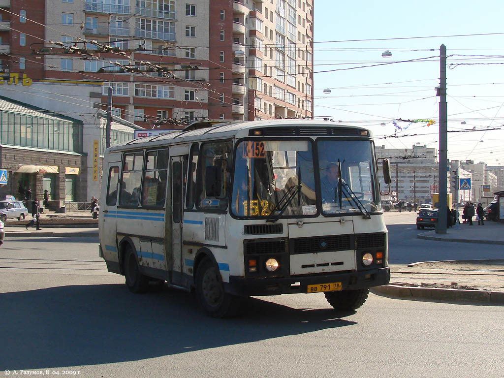 Санкт-Петербург, ПАЗ-32053 № ВВ 791 78