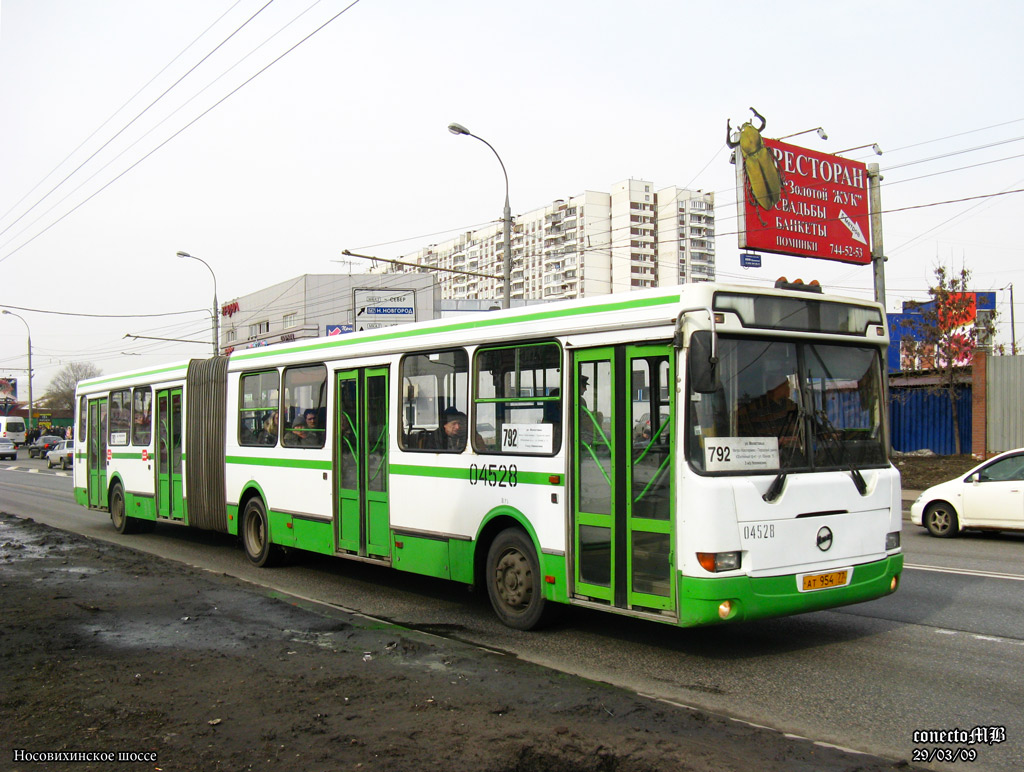 Москва, ЛиАЗ-6212.00 № 04528