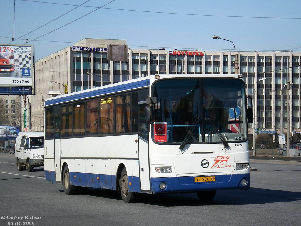 Санкт-Петербург, ЛиАЗ-5256.23-01 (ГолАЗ) № 3302