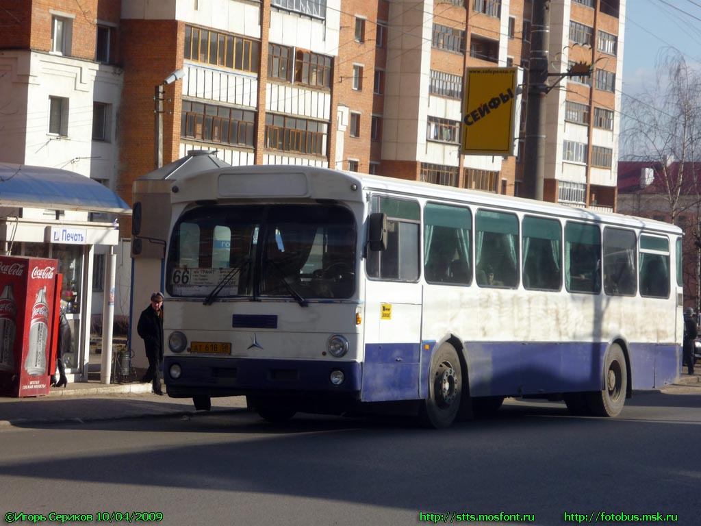 Пензенская область, Mercedes-Benz O305 № АТ 618 58