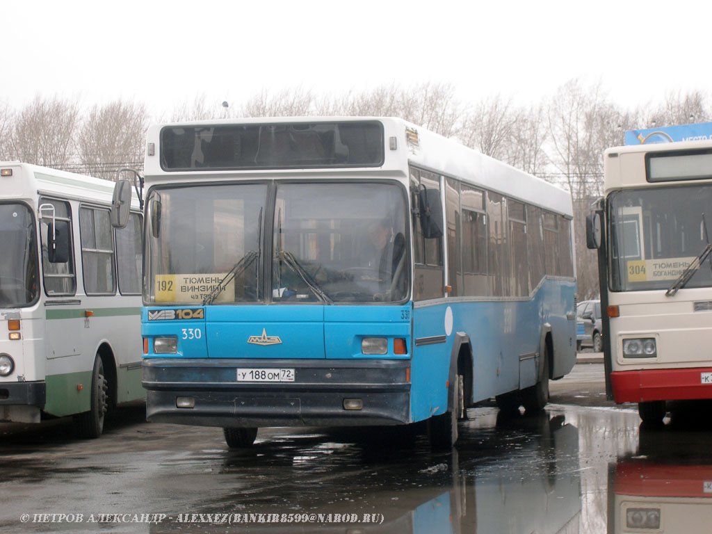 Тюменская область, МАЗ-104.031 № 330