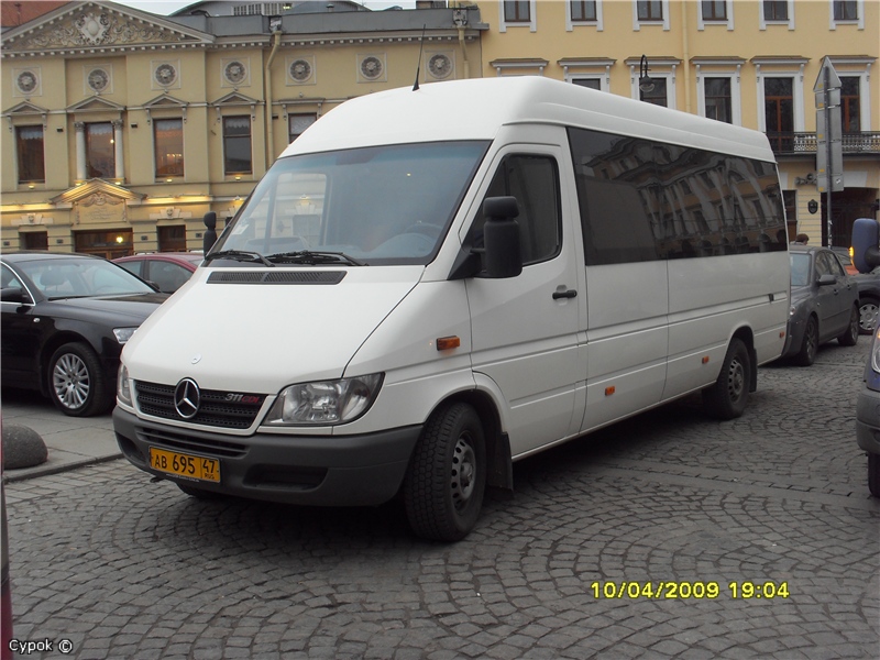 Ленинградская область, Mercedes-Benz Sprinter W903 311CDI № АВ 695 47