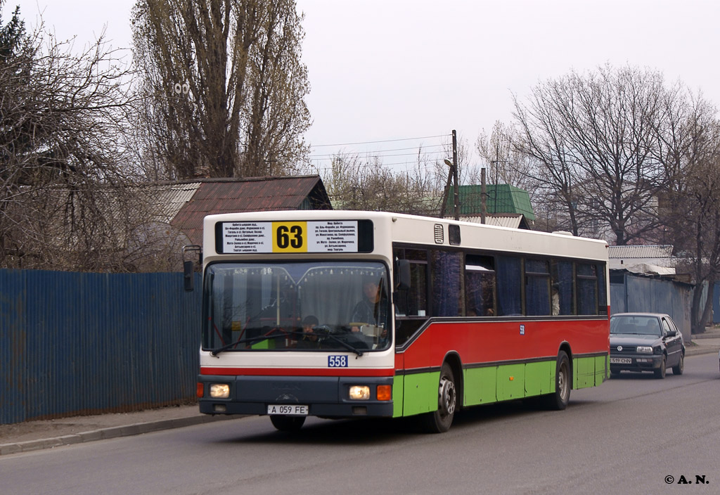 Алматы, MAN 895 NL202 № 558