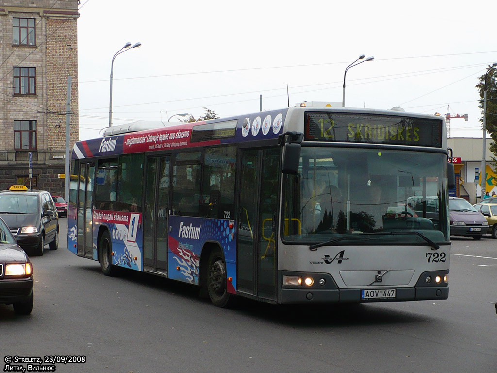 Литва, Volvo 7700 № 722