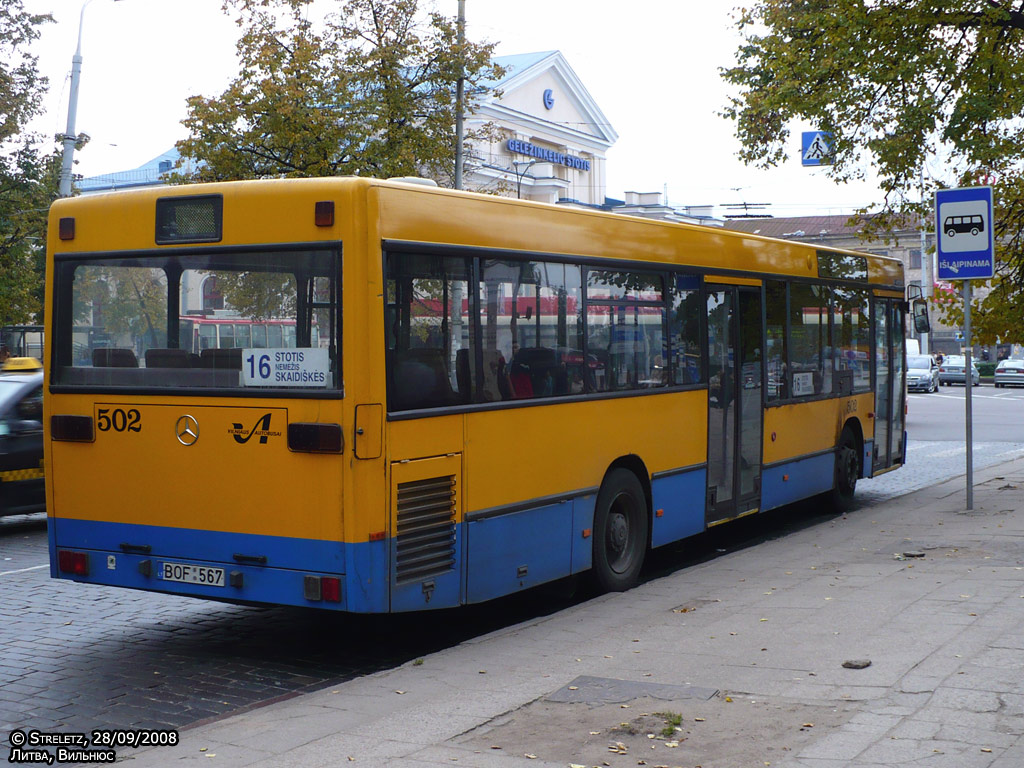 Литва, Mercedes-Benz O405N2 № 502