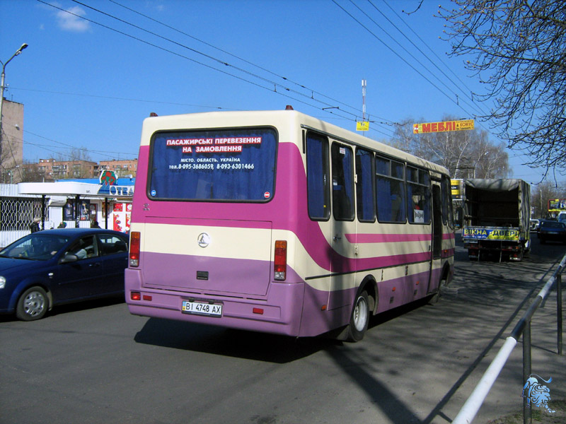 Полтавская область, БАЗ-А079.24 "Мальва" № BI 4748 AX