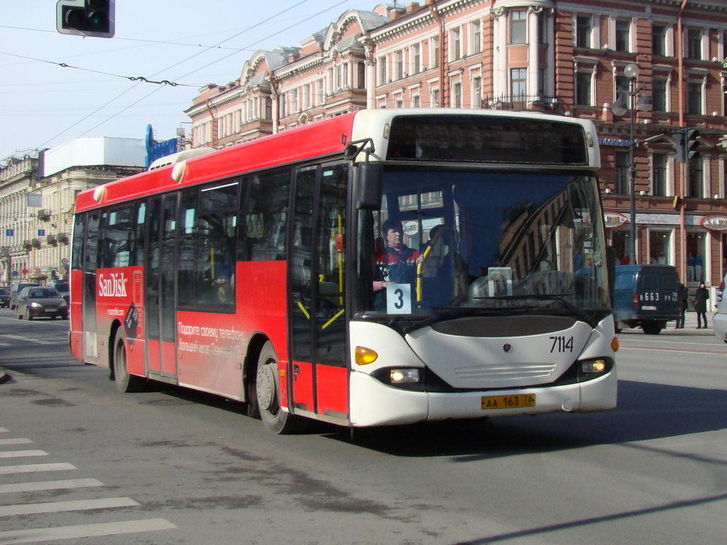 Санкт-Петербург, Scania OmniLink I (Скания-Питер) № 7114