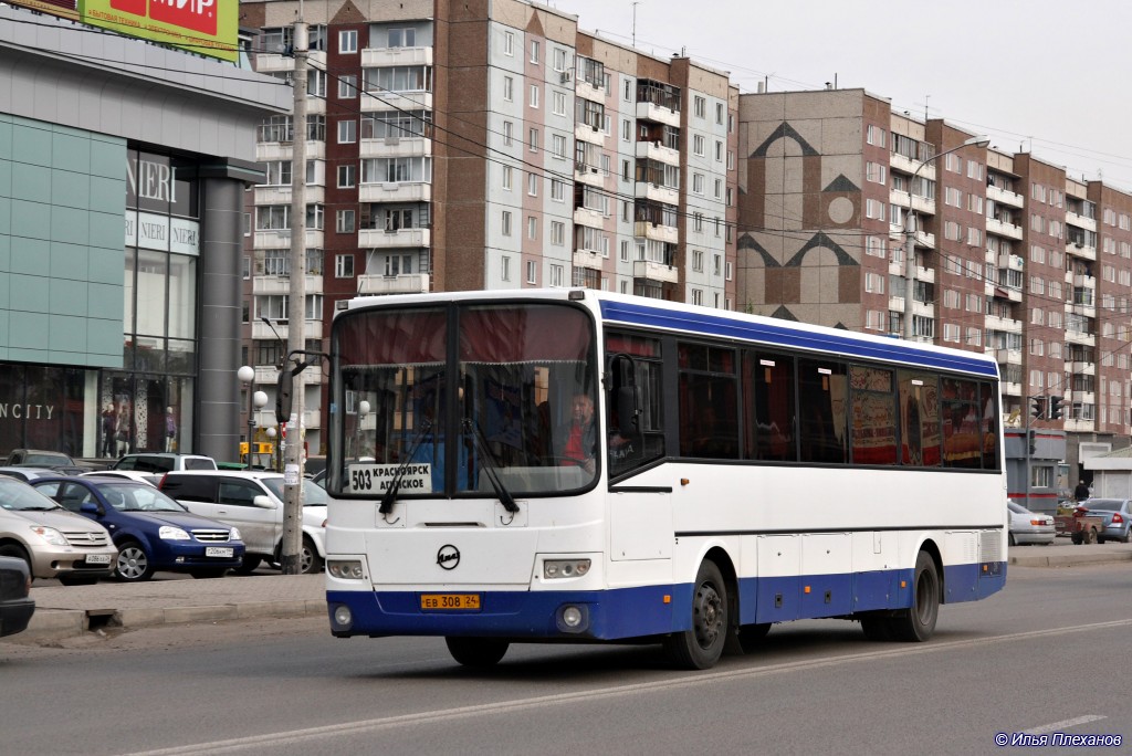 Красноярский край, ЛиАЗ-5256.23-01 (ГолАЗ) № ЕВ 308 24