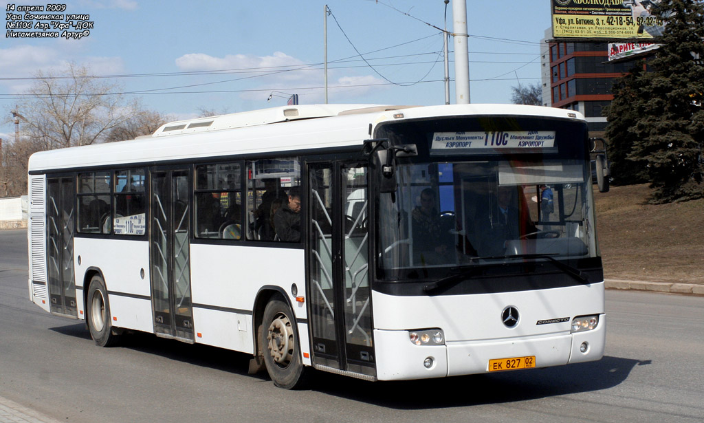 Башкортостан, Mercedes-Benz O345 Conecto C № ЕК 827 02