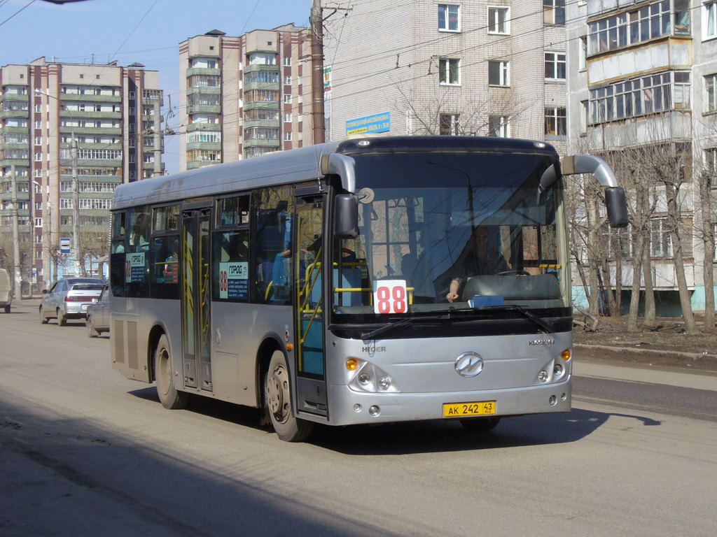 Кировская область, Higer KLQ6891GA № АК 242 43