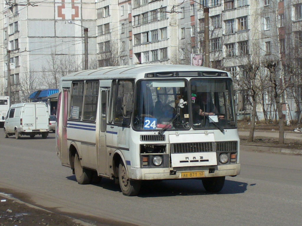 Кировская область, ПАЗ-32054 № АЕ 871 43