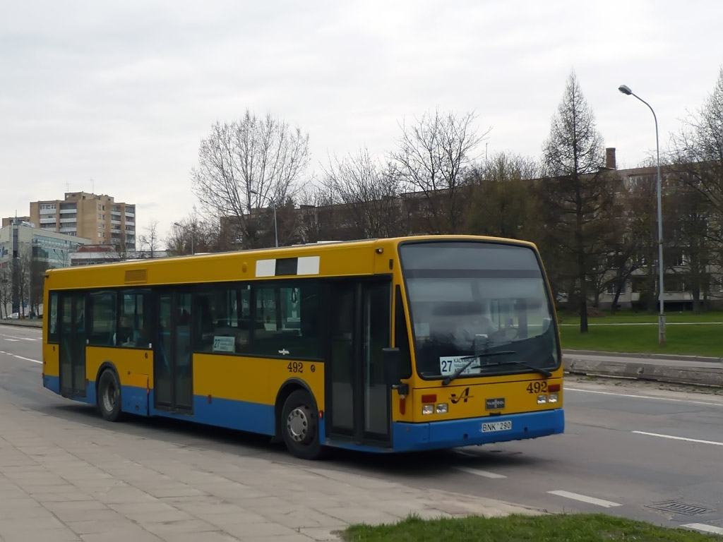 Литва, Van Hool A300 № 492