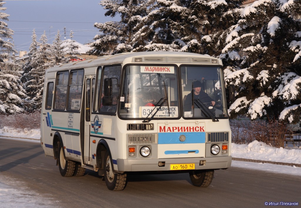 Кемеровская область - Кузбасс, ПАЗ-32053 № АО 160 42