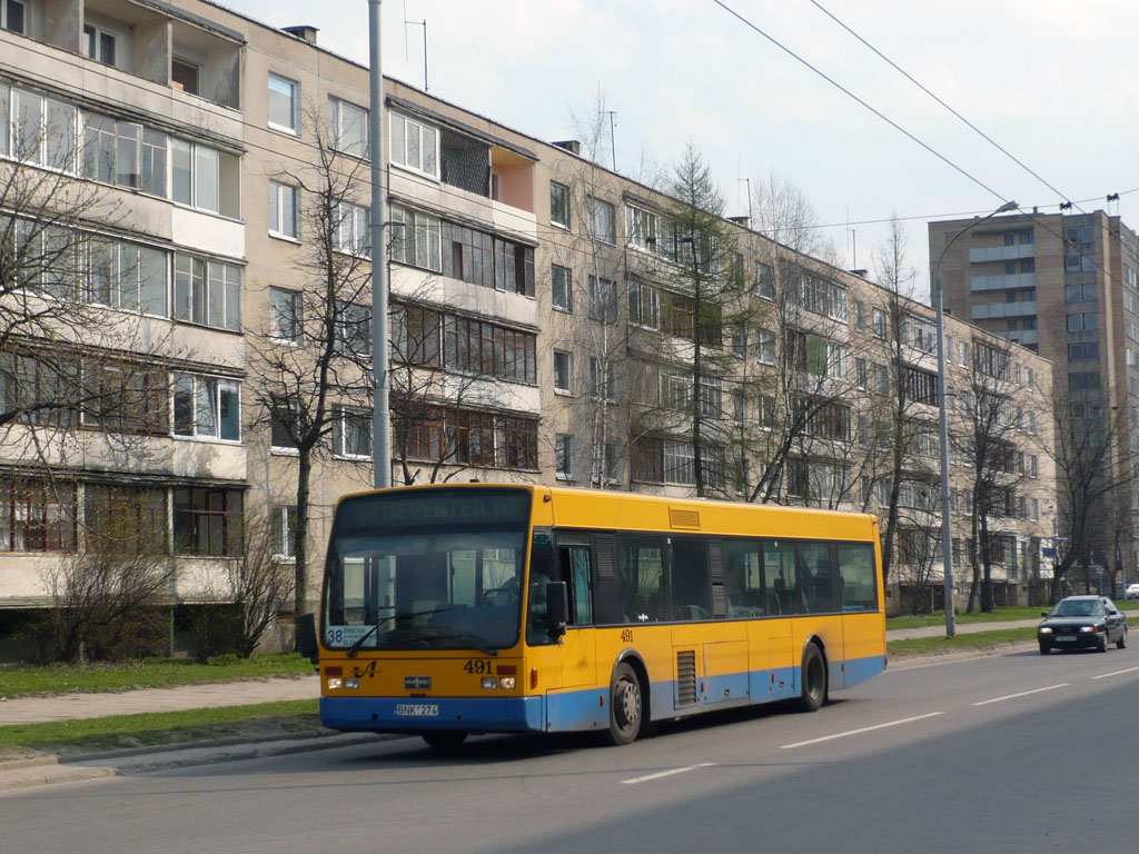 Литва, Van Hool A300 № 491